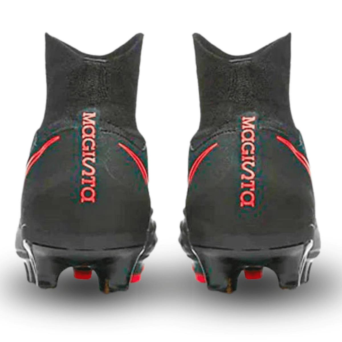 Nike Jr. Magitsa Obra II FG (Black/Total Crimson) | SoccerWearhouse