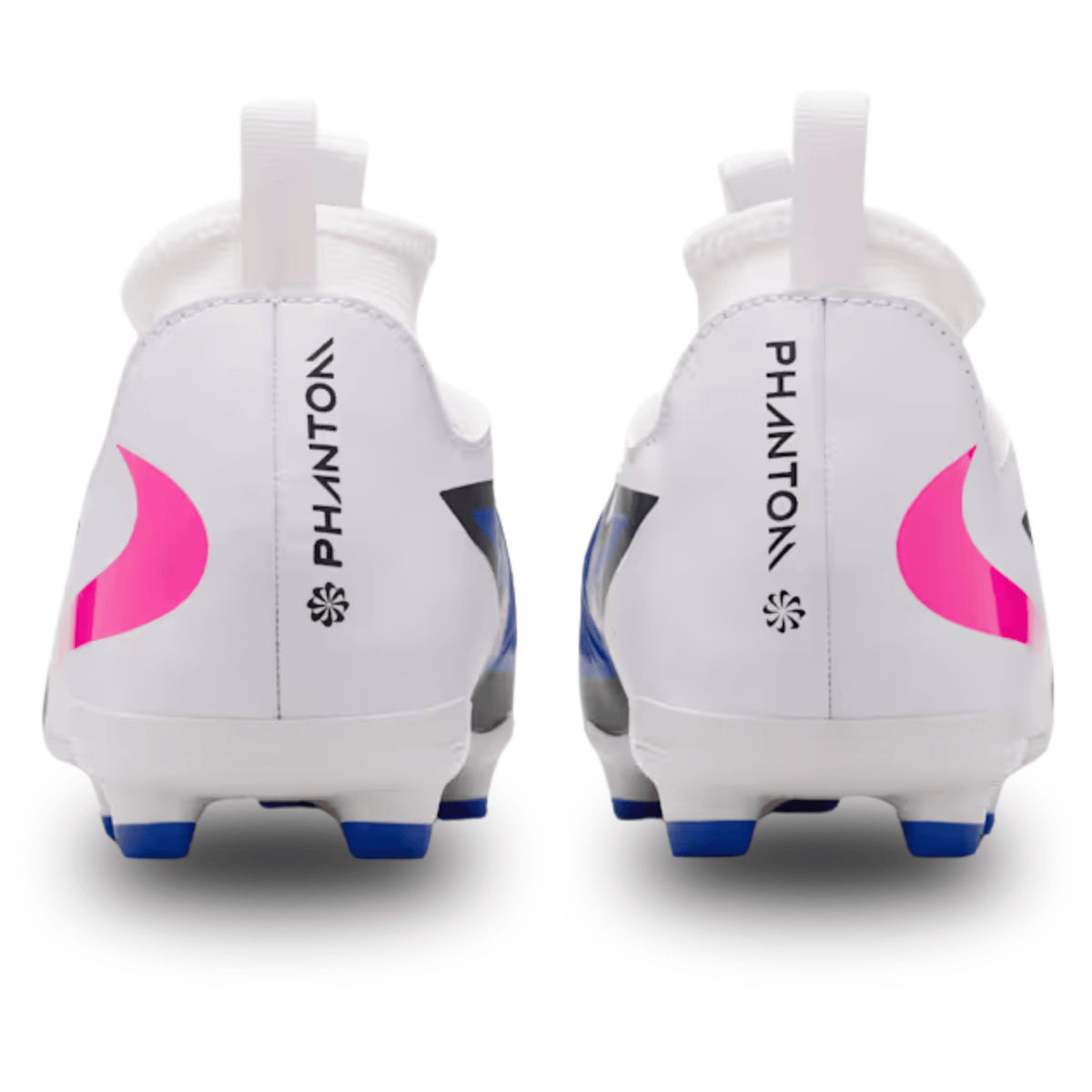 Nike Jr Phantom 6 High Academy FG/MG Soccer Cleats (Racer Blue/White) | SoccerWearhouse