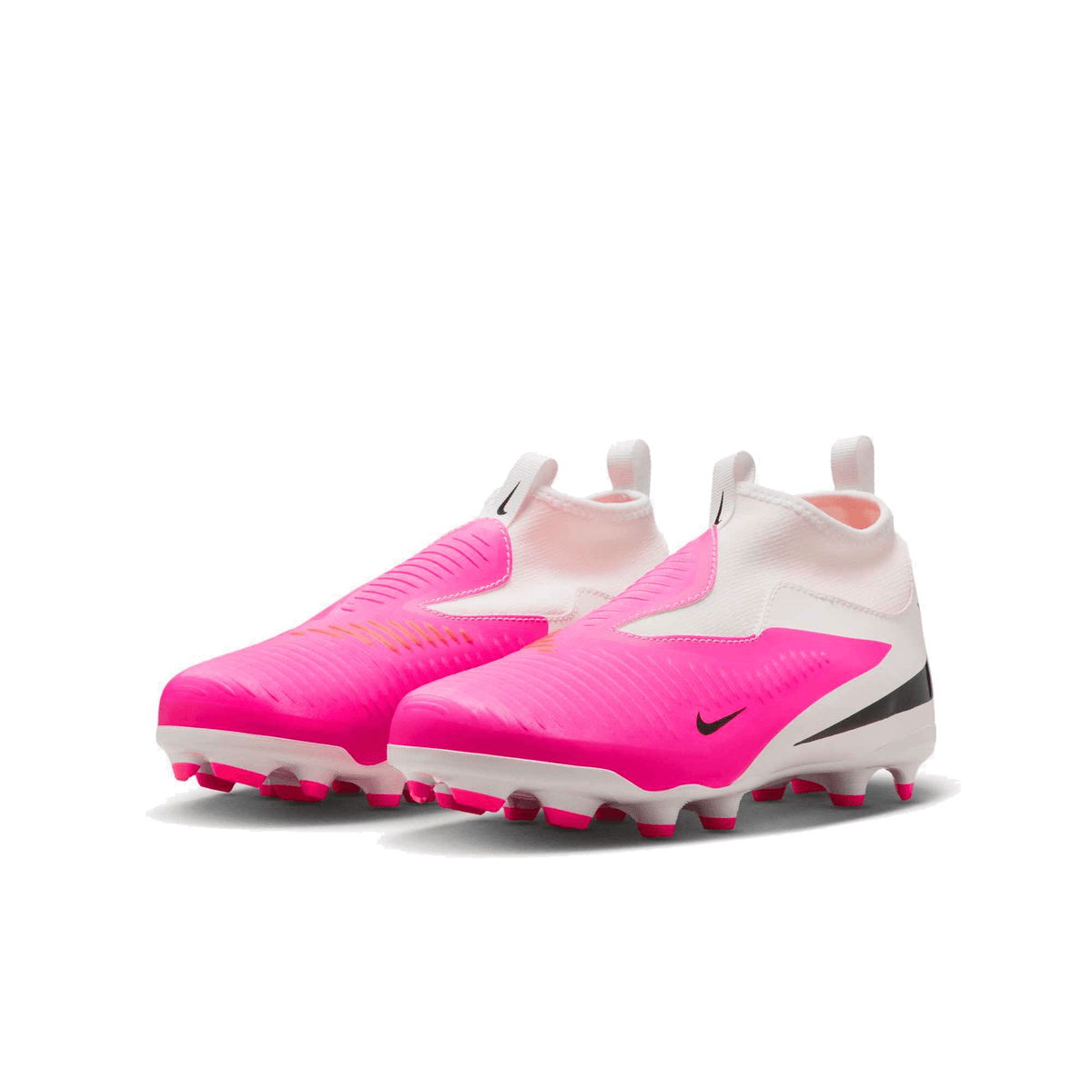 Nike Jr. Phantom 6 High Academy Firm Ground Cleats (Multi/Black) | SoccerWearhouse