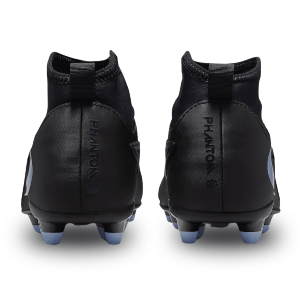 Nike Jr. Phantom 6 High Club Firm Ground/Ground Soccer Cleats (Black/Black) | SoccerWearhouse