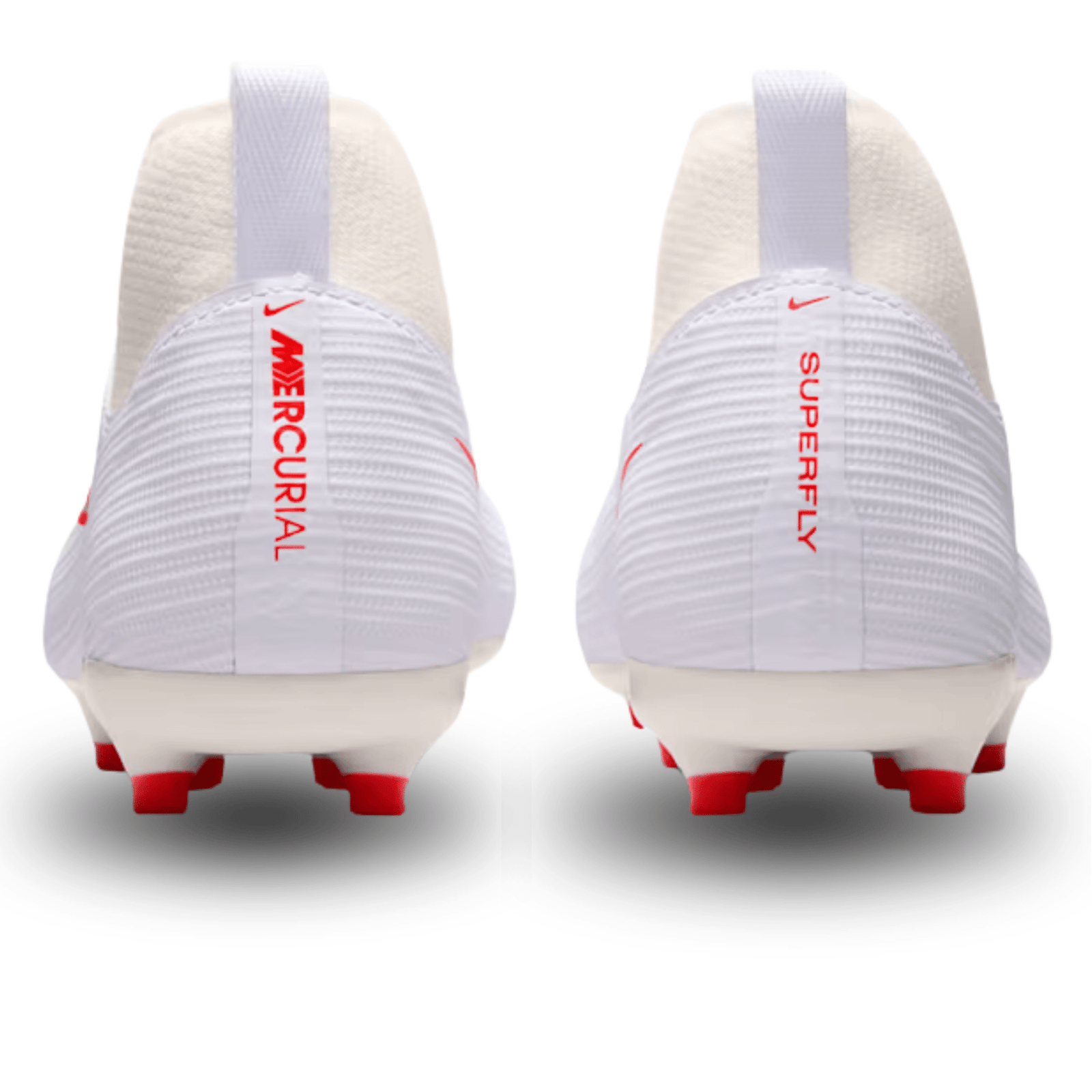 Nike Jr. Superfly 11 Academy FG/MG Soccer Cleats (White/Blur-Bright Crimson) | SoccerWearhouse