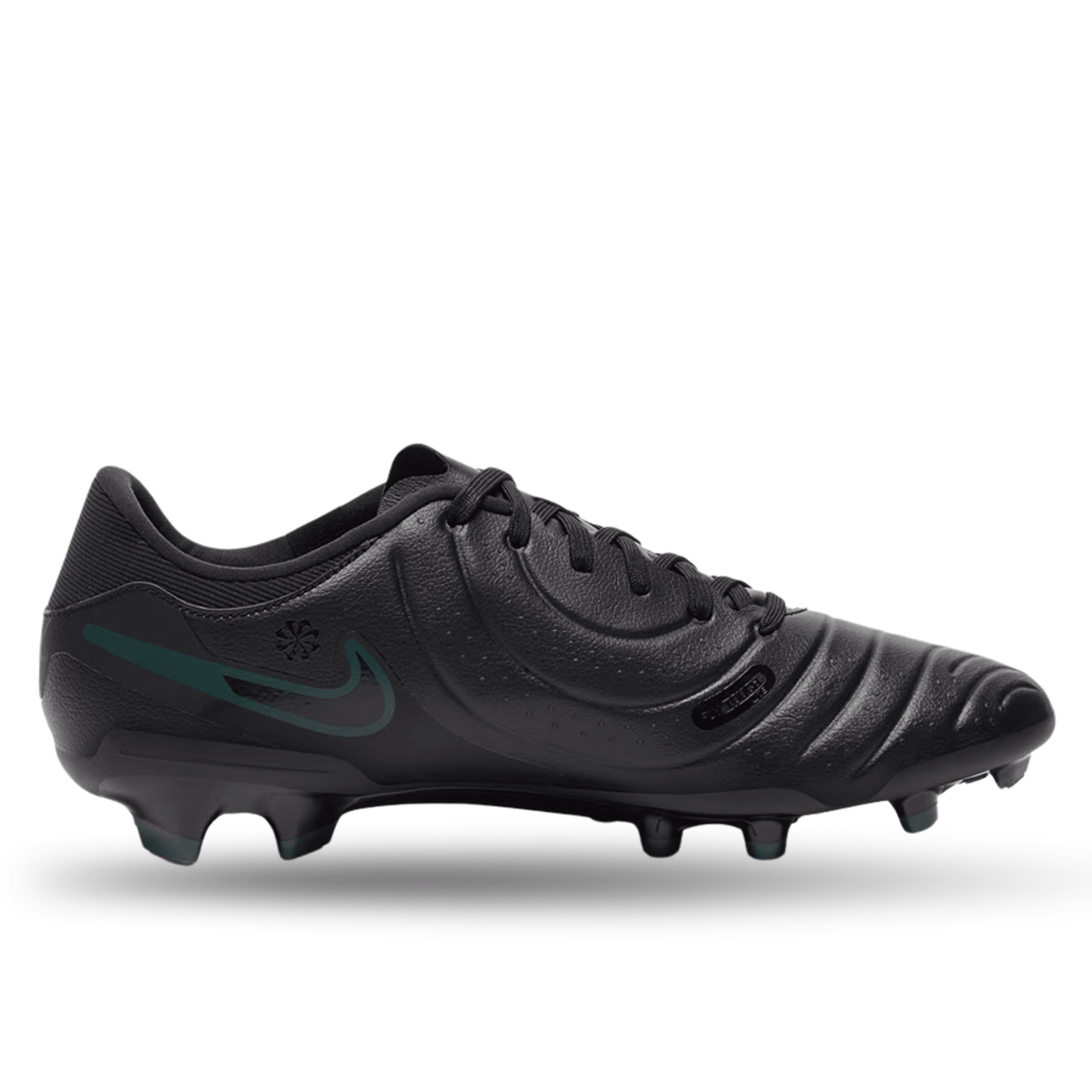 Nike Legend 10 Academy FG/MG Soccer Cleats (Black/Deep - Jungle) | SoccerWearhouse