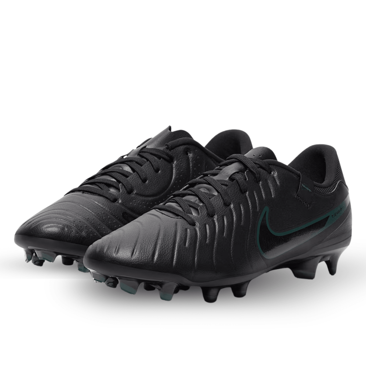 Nike Legend 10 Academy FG/MG Soccer Cleats (Black/Deep - Jungle) | SoccerWearhouse