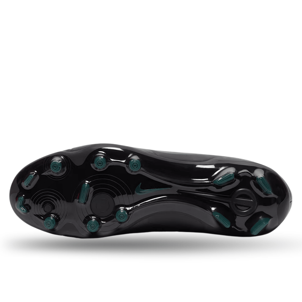 Nike Legend 10 Academy FG/MG Soccer Cleats (Black/Deep - Jungle) | SoccerWearhouse