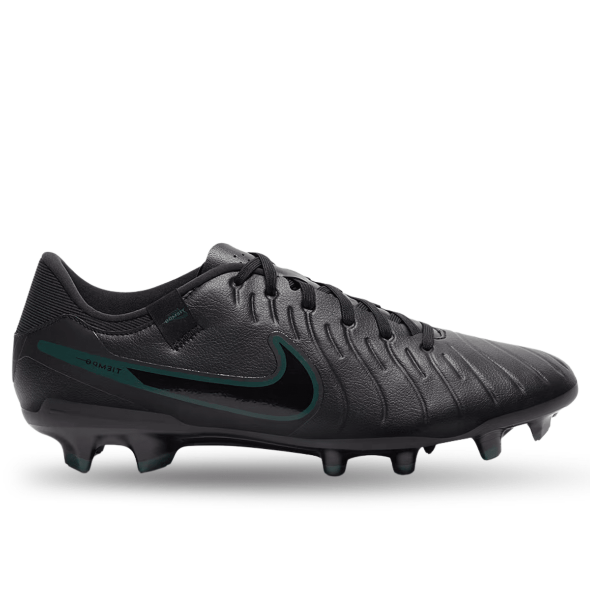 Nike Legend 10 Academy FG/MG Soccer Cleats (Black/Deep - Jungle) | SoccerWearhouse