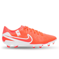 Nike Legend 10 Academy FG/MG Soccer Cleats (Hot Lava/White)