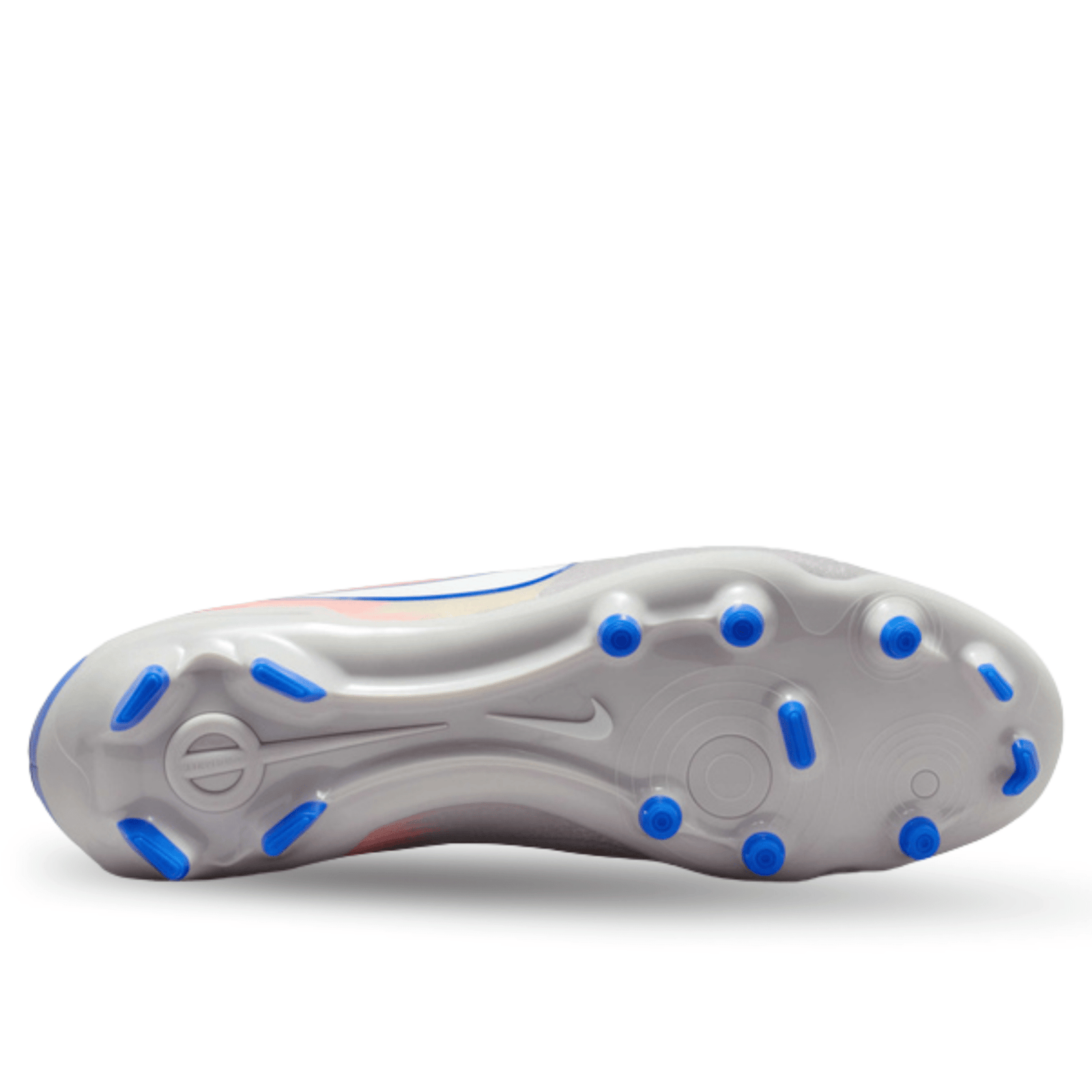 Nike Legend 10 Academy NU2 Firm Ground/Multi Ground Soccer Cleats (Vast Grey/Racer Blue) | SoccerWearhouse