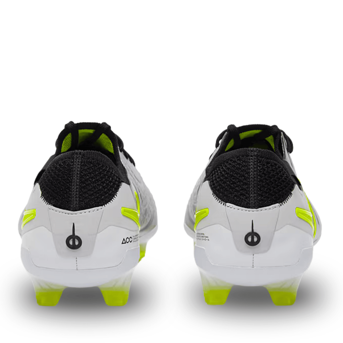 Nike Legend 10 Elite FG Soccer Cleats (Metallic Silver/Black - Volt) | SoccerWearhouse