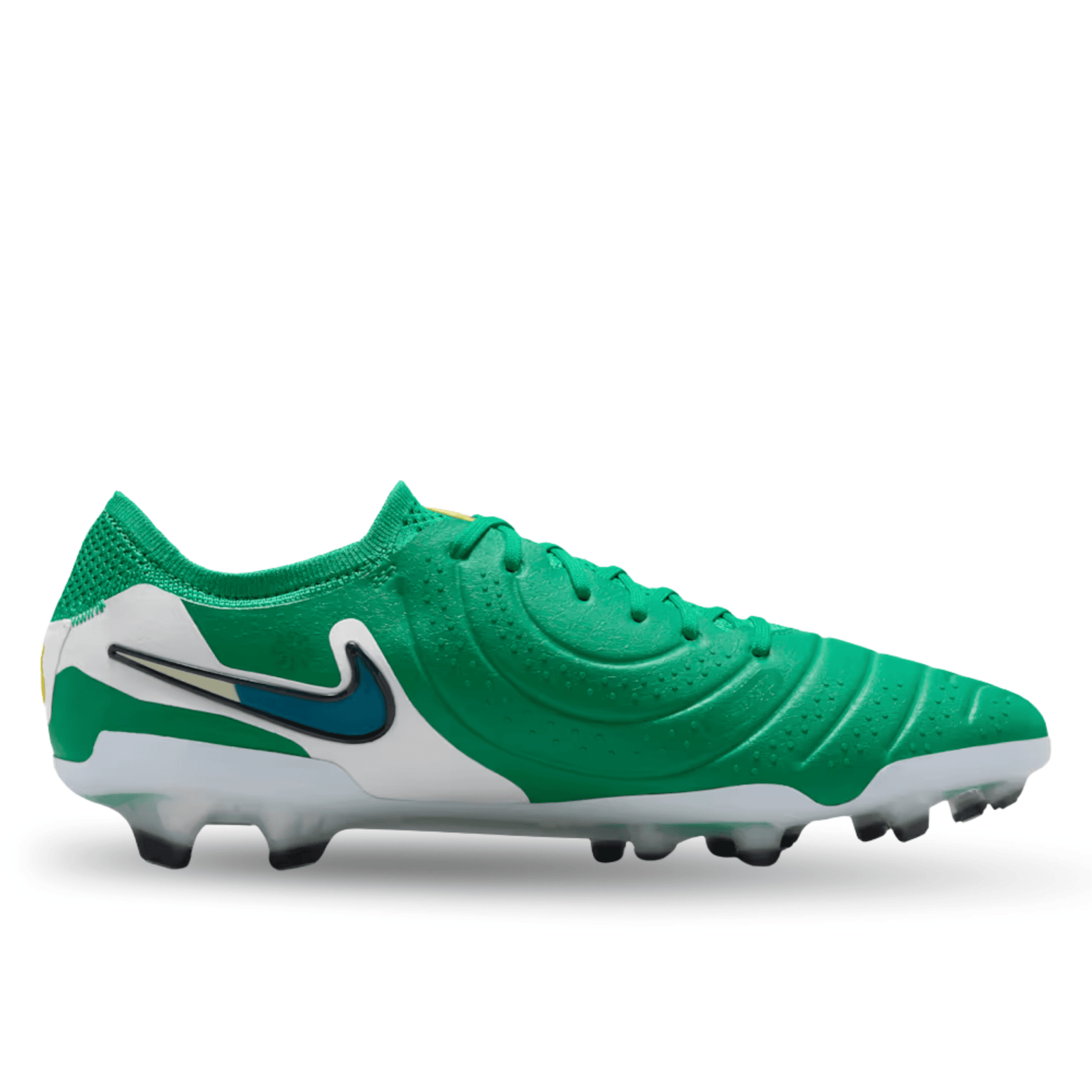 Nike Legend 10 Elite LV8 FG Soccer Cleats (Stadium Green/Dark Obsidian) | SoccerWearhouse