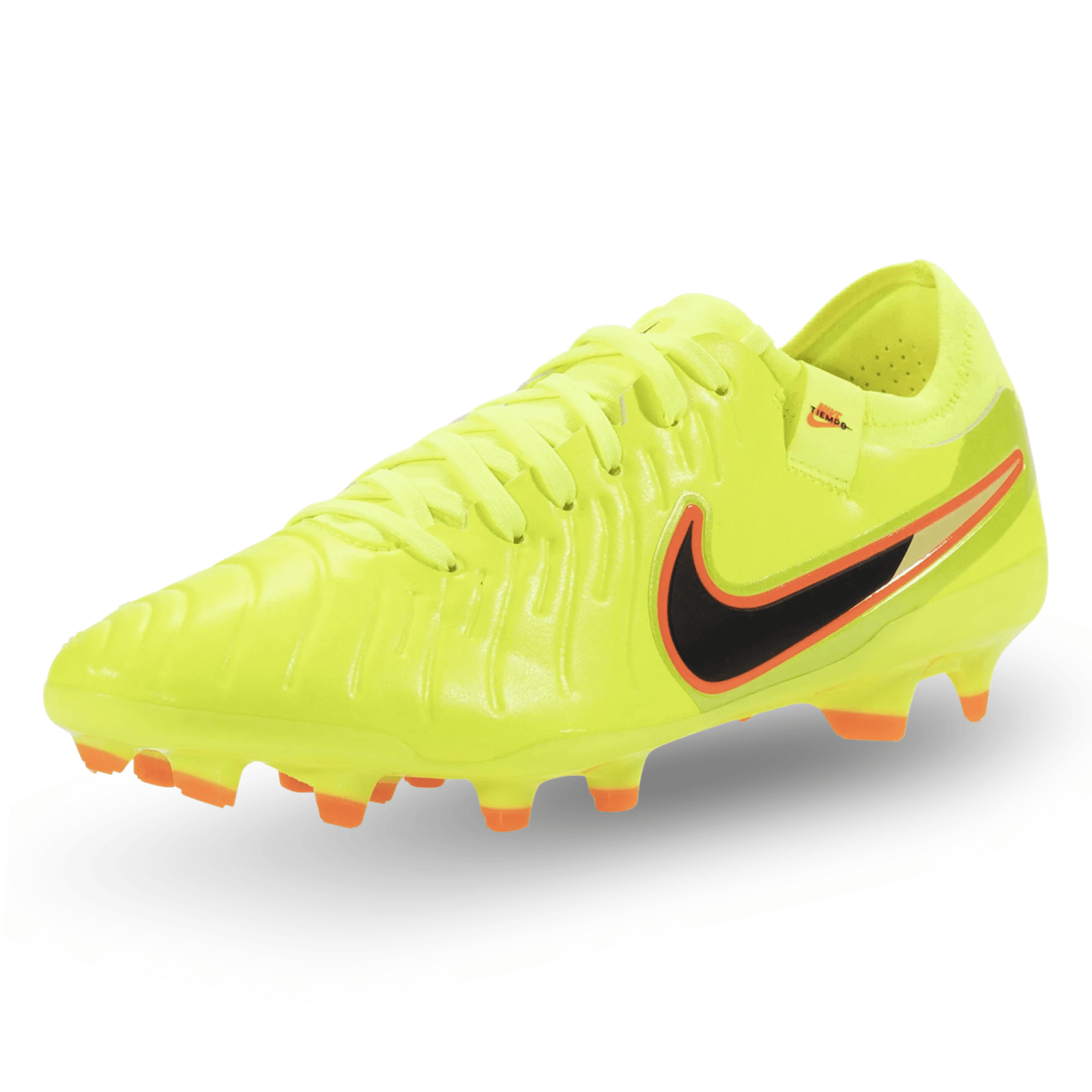 Nike Legend 10 Pro Firm Ground Soccer Cleats (Volt/Black) | SoccerWearhouse
