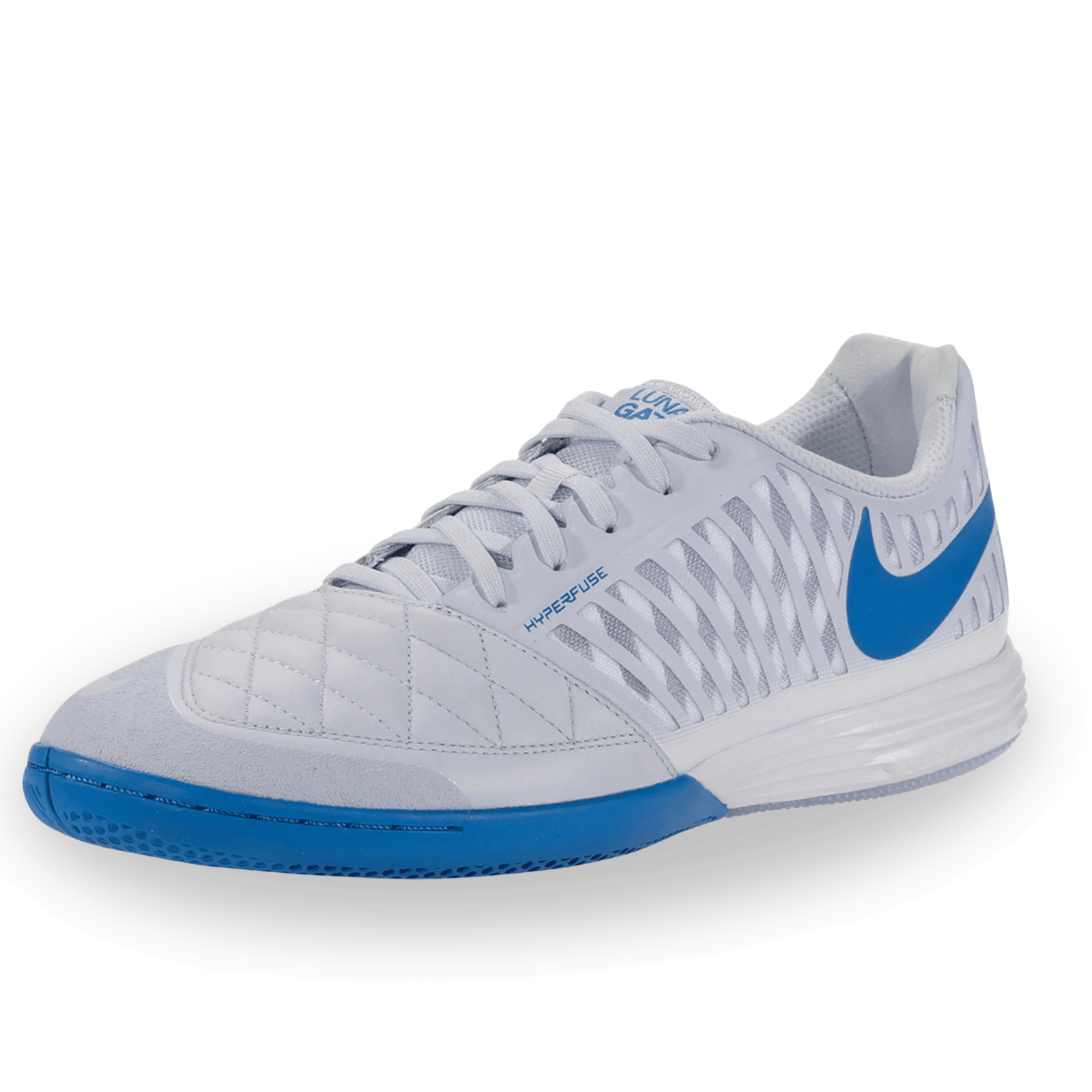 Nike Lunar Gato II Indoor Soccer Shoes (Football Grey/Light Photo Blue) | SoccerWearhouse