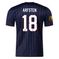 Nike Max Arfsten United States Away Jersey 25/26 w/ Gold Cup Patch 2025 (Obsidian/Challenge Red)