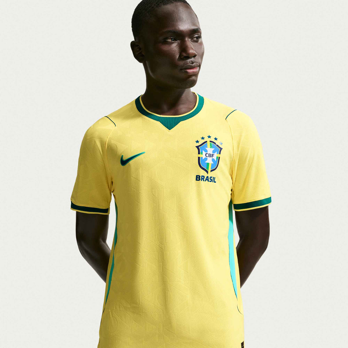 Nike Men's 26 Luiz Henrique Match Authentic Home Jersey 2026 (Yellow/Teal) | SoccerWearhouse
