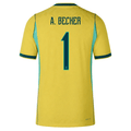Nike Men's Brazil A. Becker Match Authentic Home Jersey 2026 (Yellow/Teal)