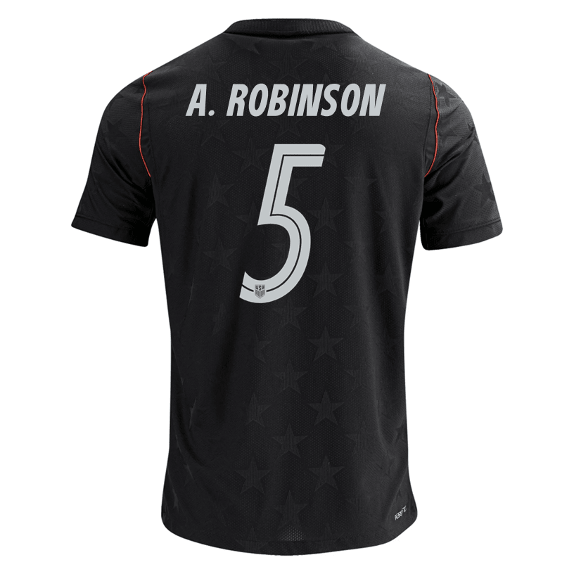 Nike Men's A. Robinson United States Match Authentic Away Jersey 2026 (Dark Obsidian/Pure Platinum) | SoccerWearhouse