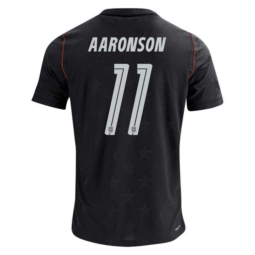 Nike Men's Aaronson United States Match Authentic Away Jersey 2026 (Dark Obsidian/Pure Platinum) | SoccerWearhouse