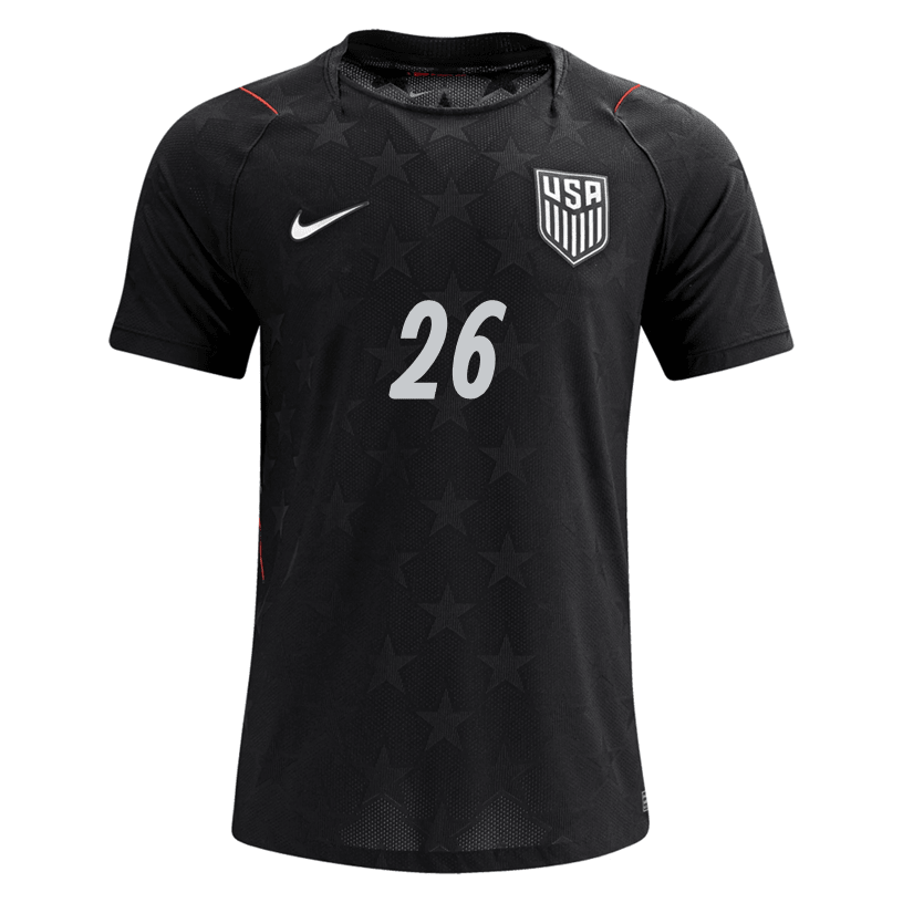 Nike Men's Agyemang United States Match Authentic Away Jersey 2026 (Dark Obsidian/Pure Platinum) | SoccerWearhouse