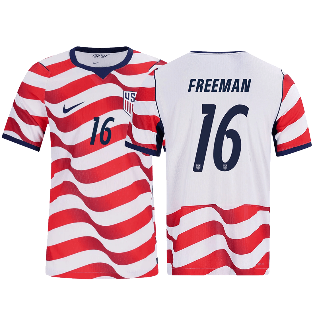 Nike Mens Alex Freeman United States Match Authentic Home Jersey 2026 (Sail/Midnight Navy) | SoccerWearhouse