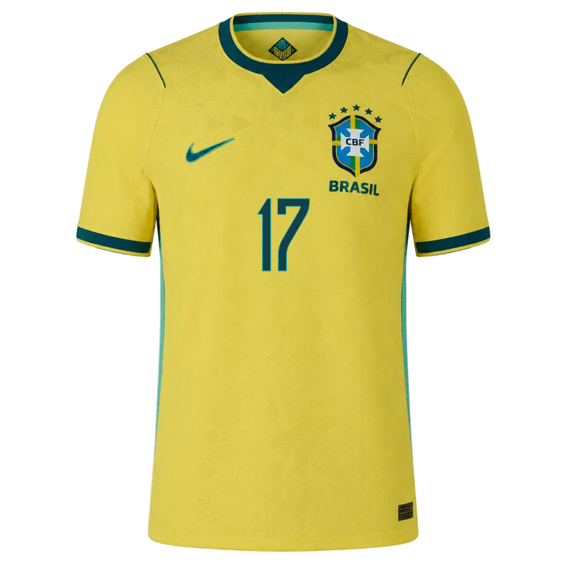 Nike Men's Bruno G. Match Authentic Home Jersey 2026 (Yellow/Teal) | SoccerWearhouse