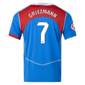 Nike Men's Atletico Madrid Antoinne Griezmann T90 Third Jersey La Liga Patch 25/26 (Photo Blue/Sport Red)