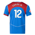 Nike Men's Atletico Madrid Carlos Martín T90 Third Jersey La Liga Patch 25/26 (Photo Blue/Sport Red)