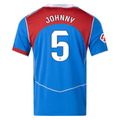 Nike Men's Atletico Madrid Johnny Cardoso T90 Third Jersey La Liga Patch 25/26 (Photo Blue/Sport Red)