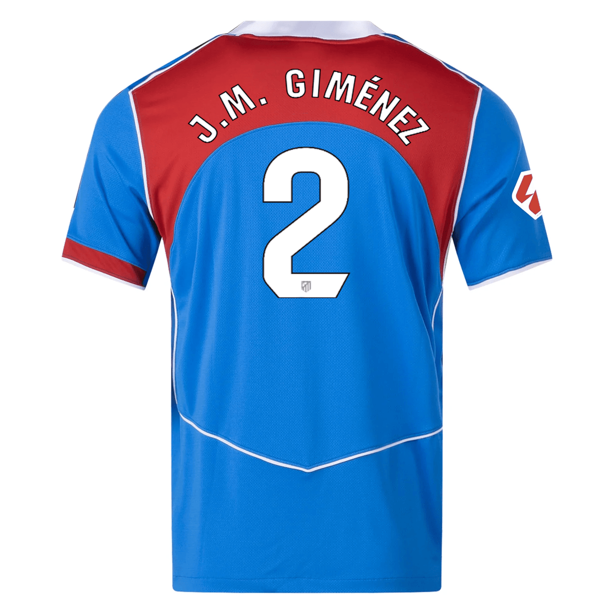 Nike Men's Atletico Madrid Jose Maria Giménez T90 Third Jersey La Liga Patch 25/26 (Photo Blue/Sport Red) | SoccerWearhouse