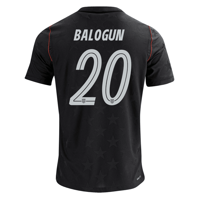 Nike Men's Balogun United States Match Authentic Away Jersey 2026 (Dark Obsidian/Pure Platinum) | SoccerWearhouse