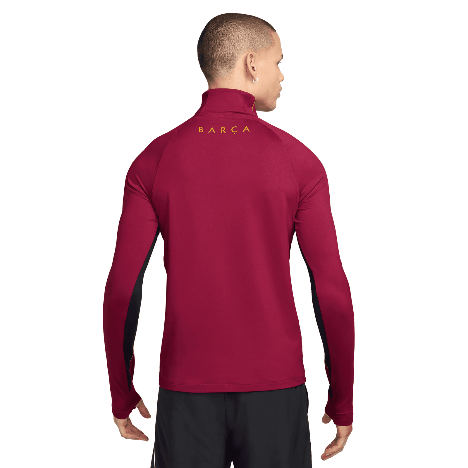 Nike Mens Barcelona Strike Drill Top 26/27 (Red/Yellow) | SoccerWearhouse