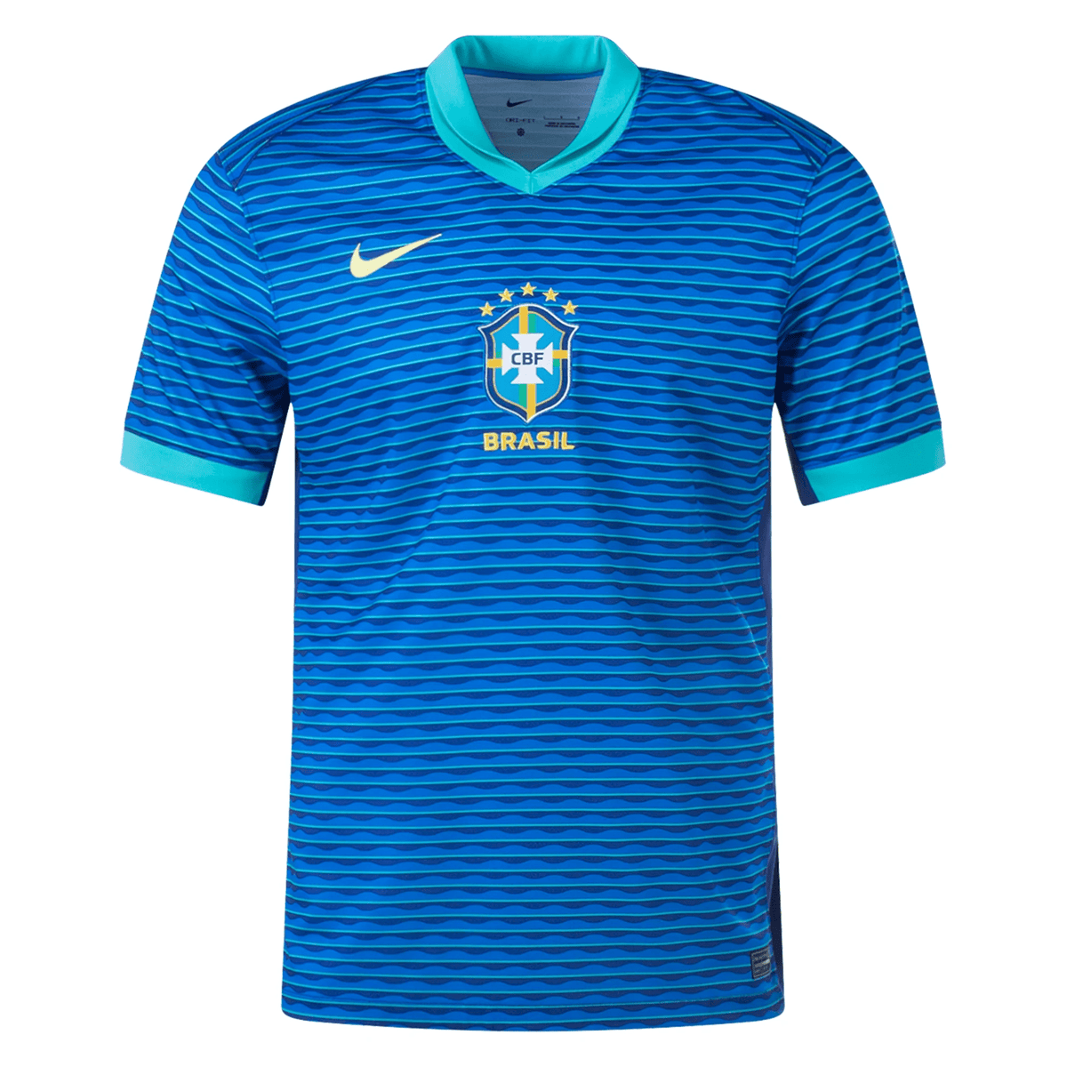Nike Mens Brazil Away Jersey 24/25 (Soar/Dynamic Yellow) | SoccerWearhouse