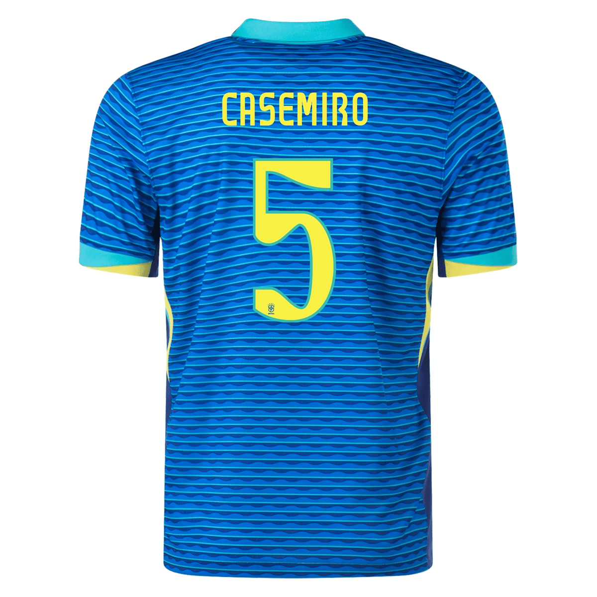 Nike Mens Brazil Casemiro Away Jersey 24/25 (Soar/Dynamic Yellow) | SoccerWearhouse