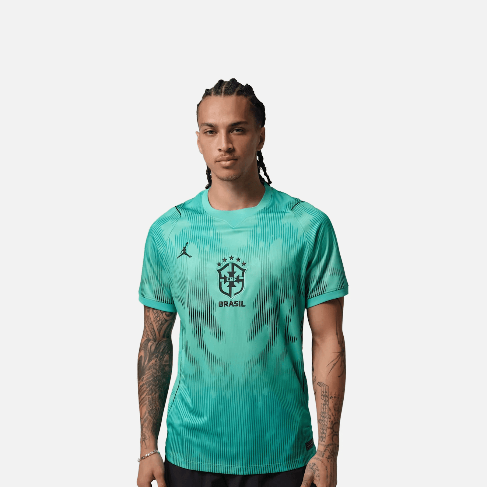 Nike Mens Brazil Goalkeeper Jersey 2026 (Light Menta/Black) | SoccerWearhouse