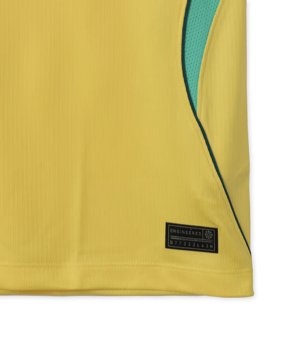 Nike Men's Brazil Home Stadium Jersey 2026 (Canary/Teal) | SoccerWearhouse