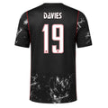 Nike Mens Canada Alfonso Davies Away Stadium Jersey 2026 (Black/Red)