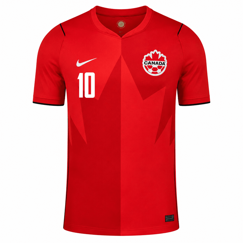 Nike Men's Canada J. David Home Stadium Jersey 2026 (Red) | SoccerWearhouse