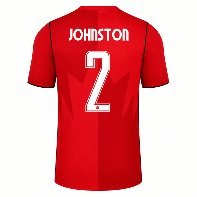 Nike Men's Canada Johnston Home Stadium Jersey 2026 (Red) | SoccerWearhouse