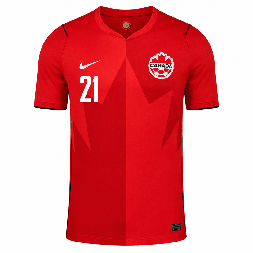 Nike Men's Canada Osorio Home Stadium Jersey 2026 (Red) | SoccerWearhouse