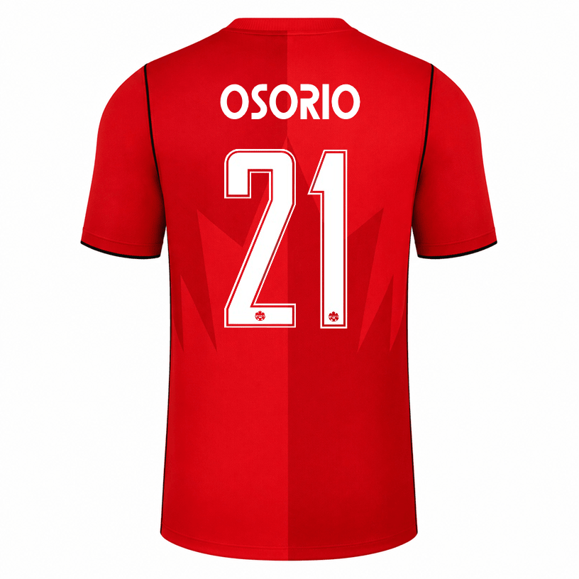 Nike Men's Canada Osorio Home Stadium Jersey 2026 (Red) | SoccerWearhouse