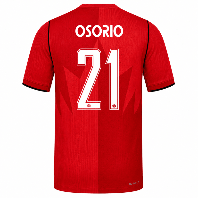 Nike Men's Canada Osorio Match Authentic Home Jersey 2026 (Red) | SoccerWearhouse