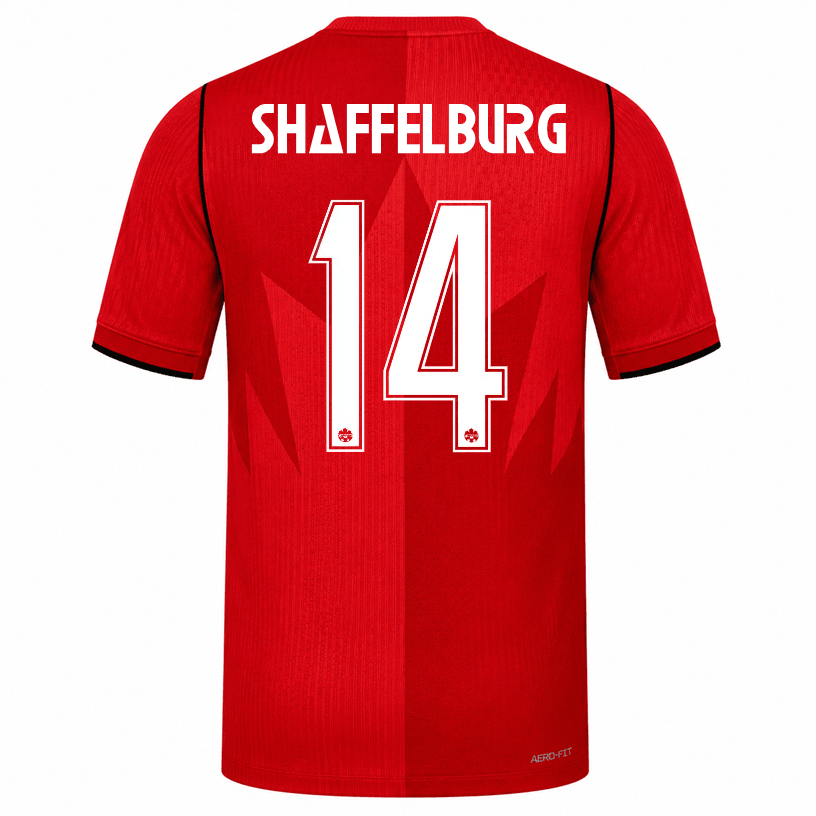 Nike Men's Canada Shaffelburg Match Authentic Home Jersey 2026 (Red) | SoccerWearhouse