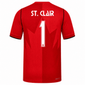 Nike Men's Canada St. Clair Match Authentic Home Jersey 2026 (Red)