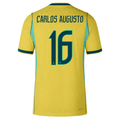 Nike Men's Brazil Carlos Augusto Match Authentic Home Jersey 2026 (Yellow/Teal)