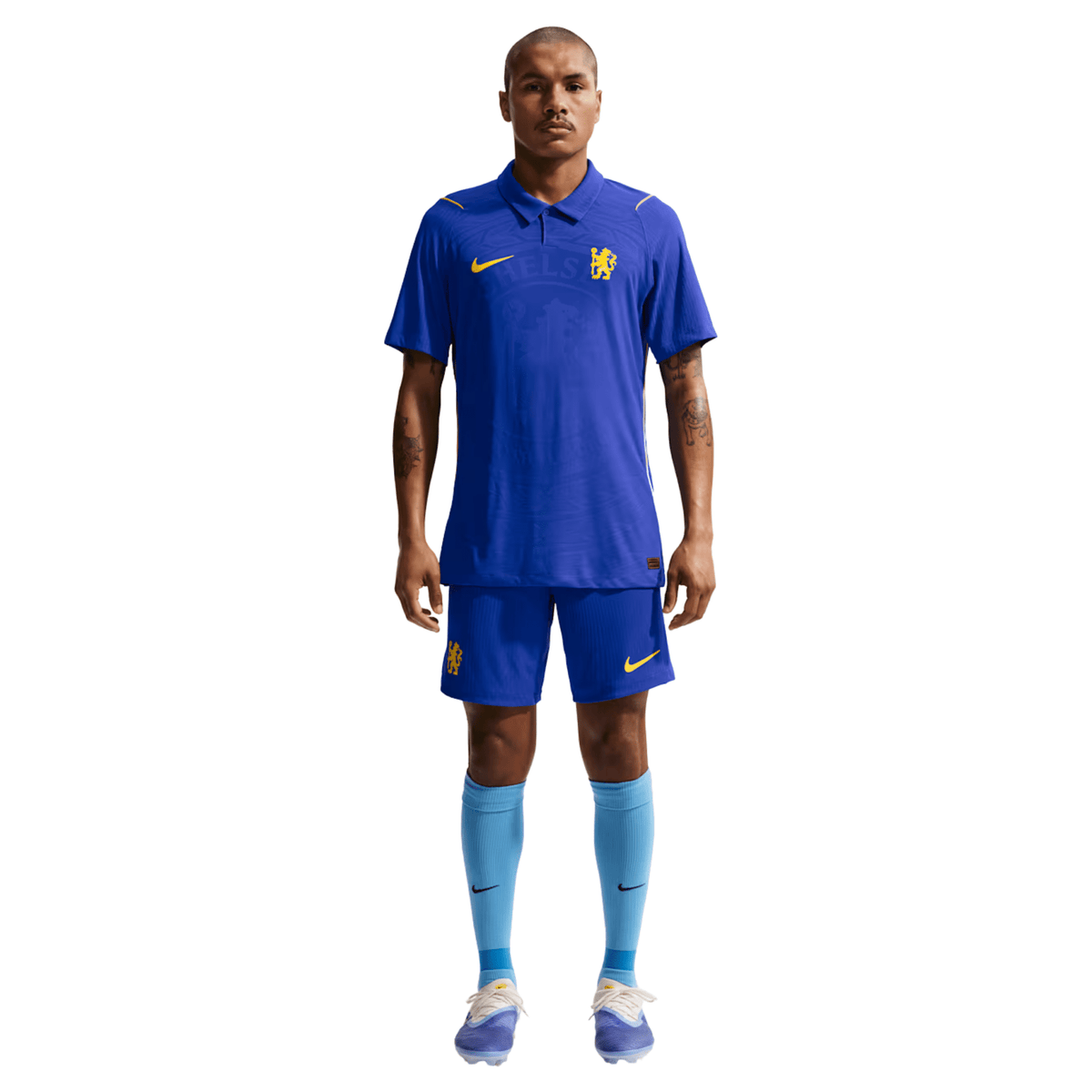 Nike Mens Chelsea FC Match Authentic Home Jersey 26/27 (Bright Blue/Gold) | SoccerWearhouse