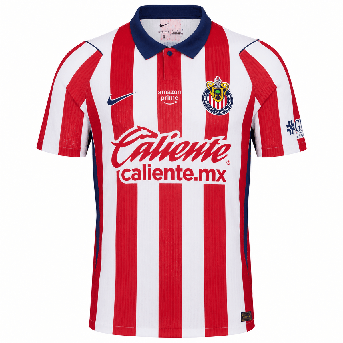 Nike Mens Chivas Match Authentic Home Jersey 26/27 (White/Speed Red) | SoccerWearhouse