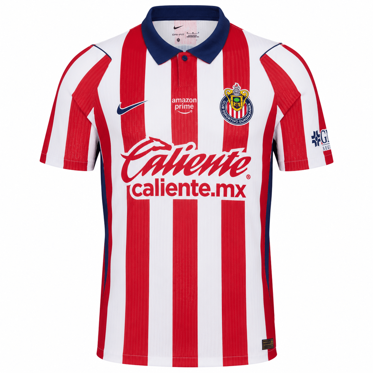Nike Mens Chivas Match Authentic Home Jersey 26/27 (White/Speed Red) | SoccerWearhouse