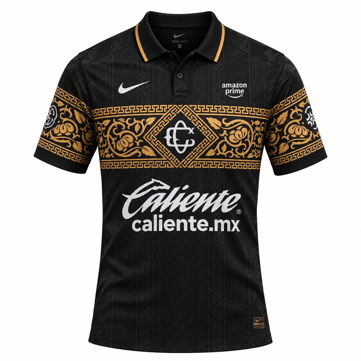 Nike Men's Chivas Match Authentic Third Jersey 26/27 (Black/Truly Gold/Flat Silver) | SoccerWearhouse