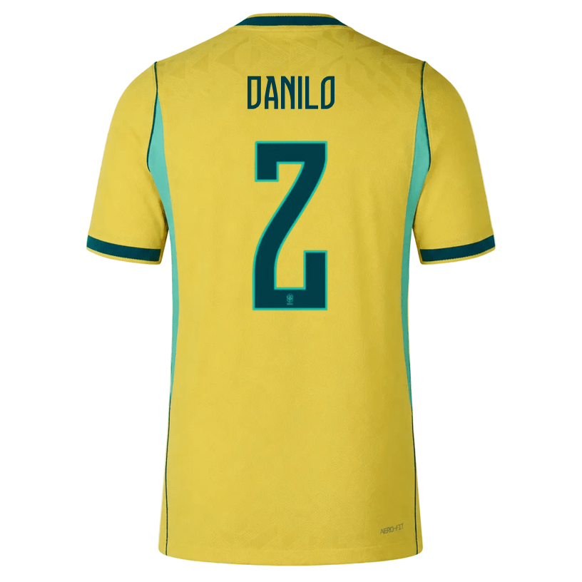 Nike Men's Danilo Match Authentic Home Jersey 2026 (Yellow/Teal) | SoccerWearhouse