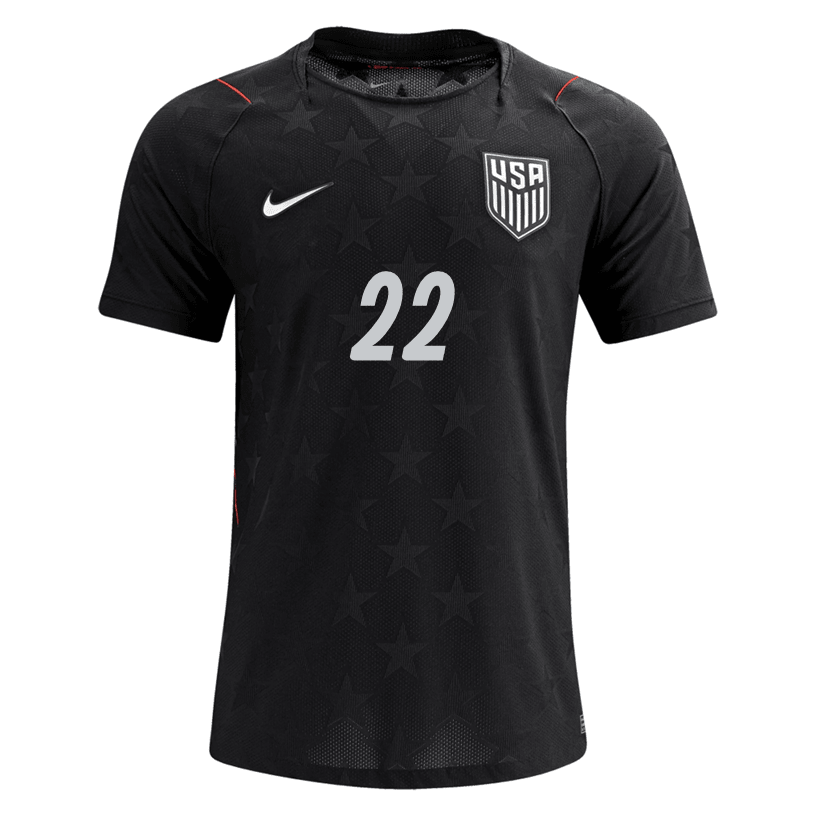 Nike Men's United States Mark McKenzie Match Authentic Away Jersey 2026 (Dark Obsidian/Pure Platinum)