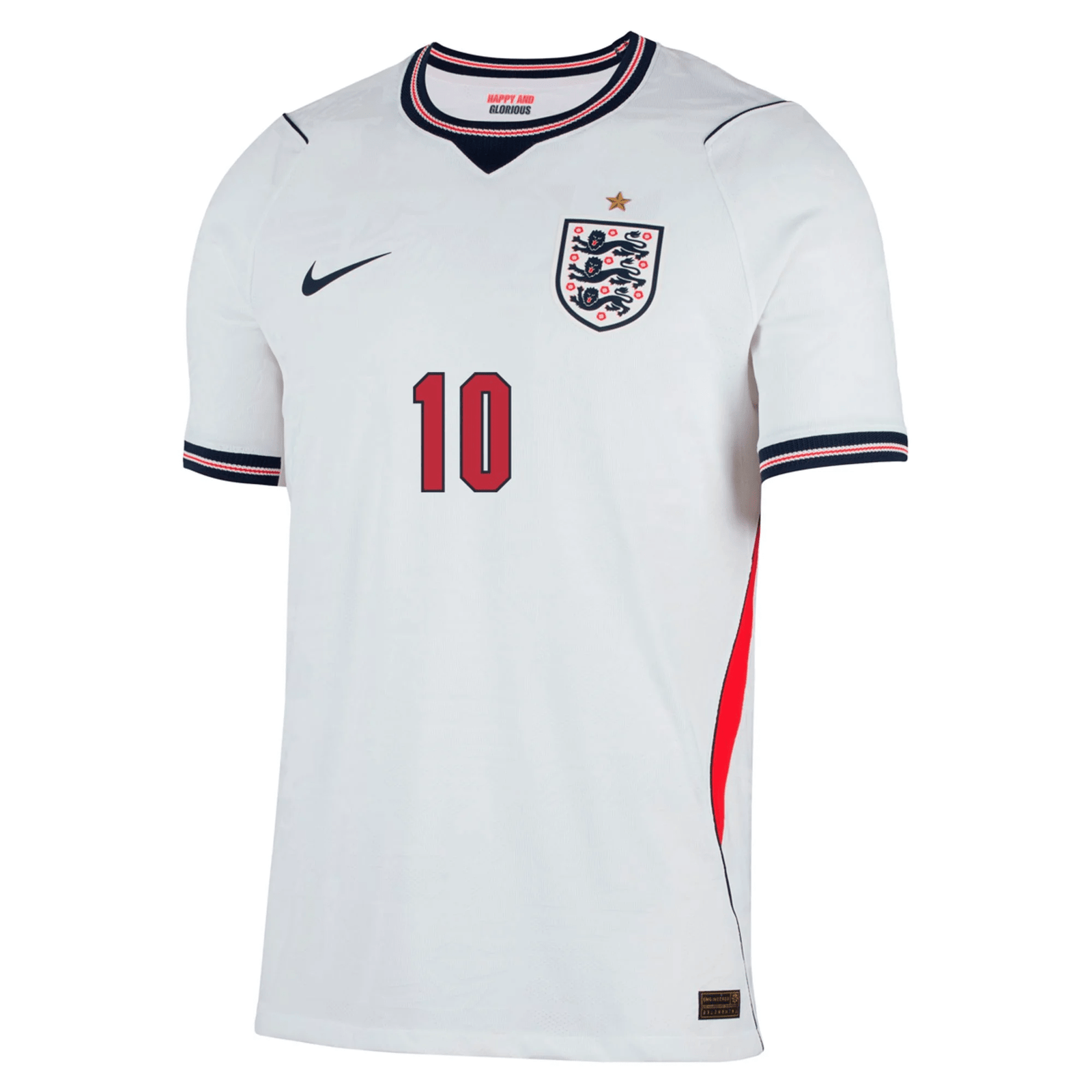 Nike Men's England Match Authentic Jude Bellingham Home Jersey 2026 (White) | SoccerWearhouse