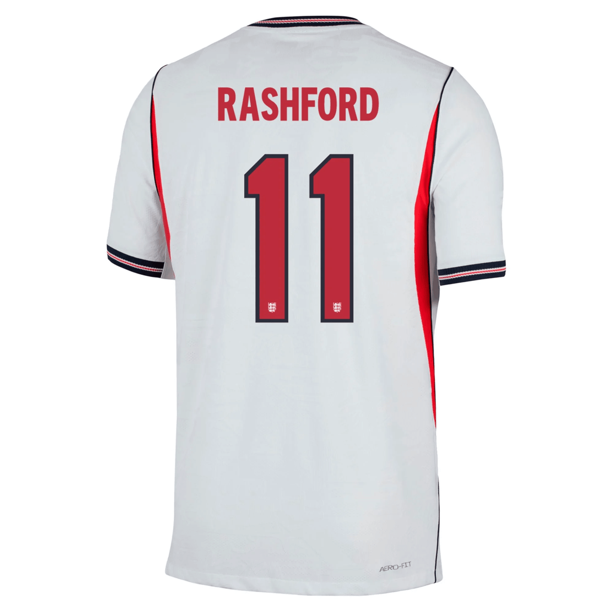 Nike Men's England Match Authentic Marcus Rashford Home Jersey 2026 (White) | SoccerWearhouse